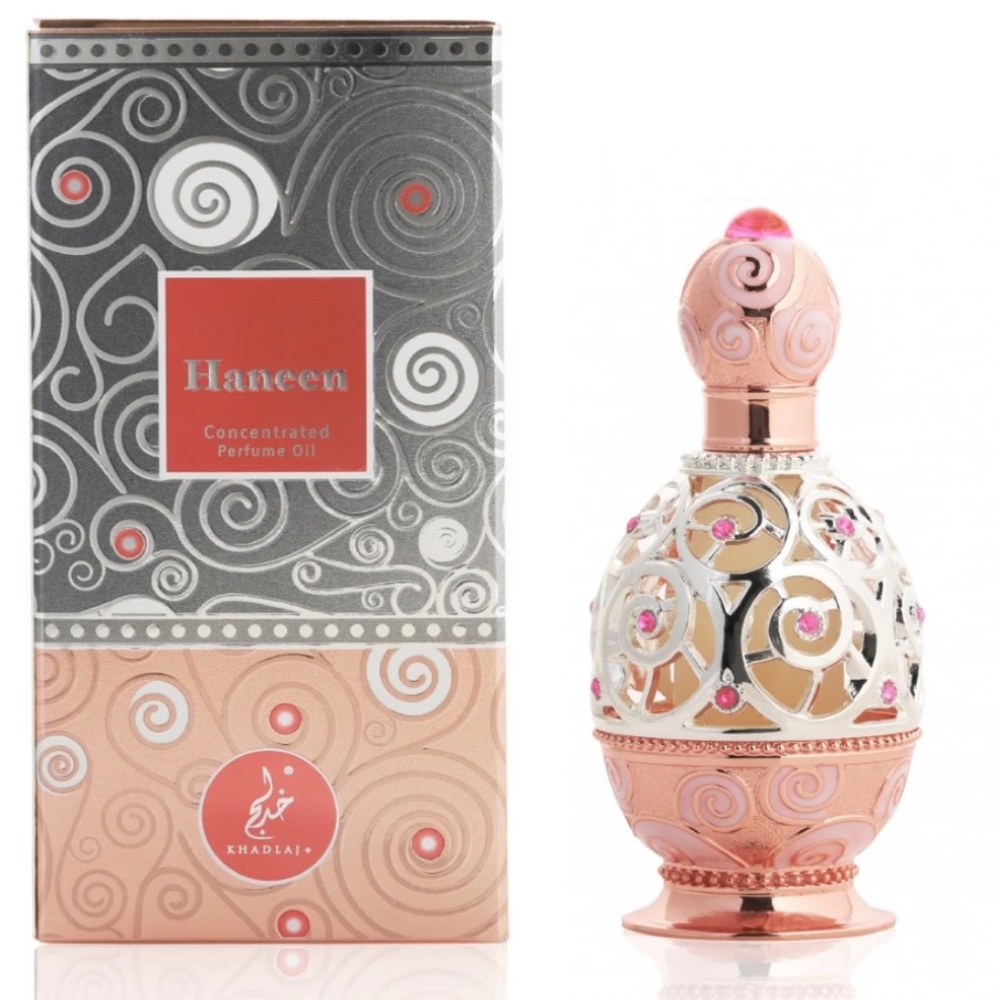 Haneen Rose Gold Arabian Oil Attar, Glam, Beauty, Scented, Pink NWT